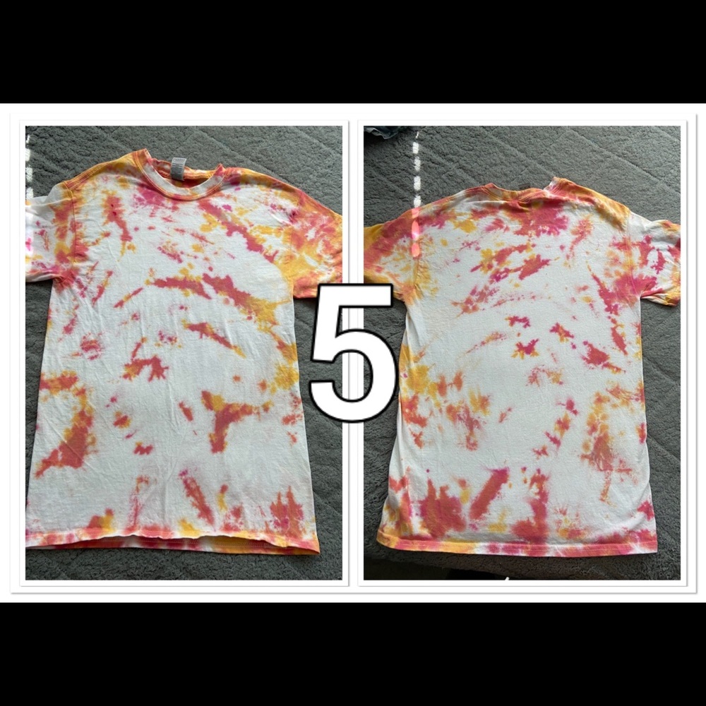 Hand Dyed Tie Dye T-Shirt Small